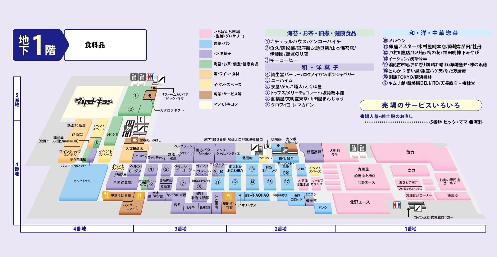 地板地图B1F